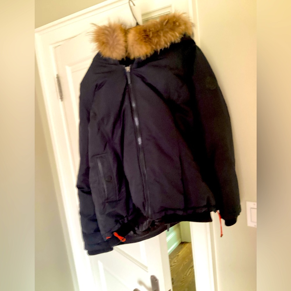 Black Bomber Jacket - Picture 2 of 6
